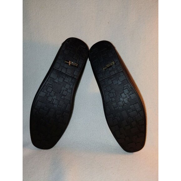 New Men's Henry Ferrera Driver Solid Black Faux Leather Slip On Loafers Size 11 - Picture 10 of 11